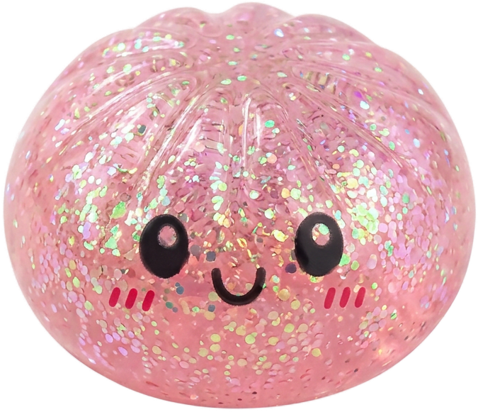 Dumplings Squishy Glitter Mystery – Glinsterende Verrassing tijdens het knijpen, zacht materiaal