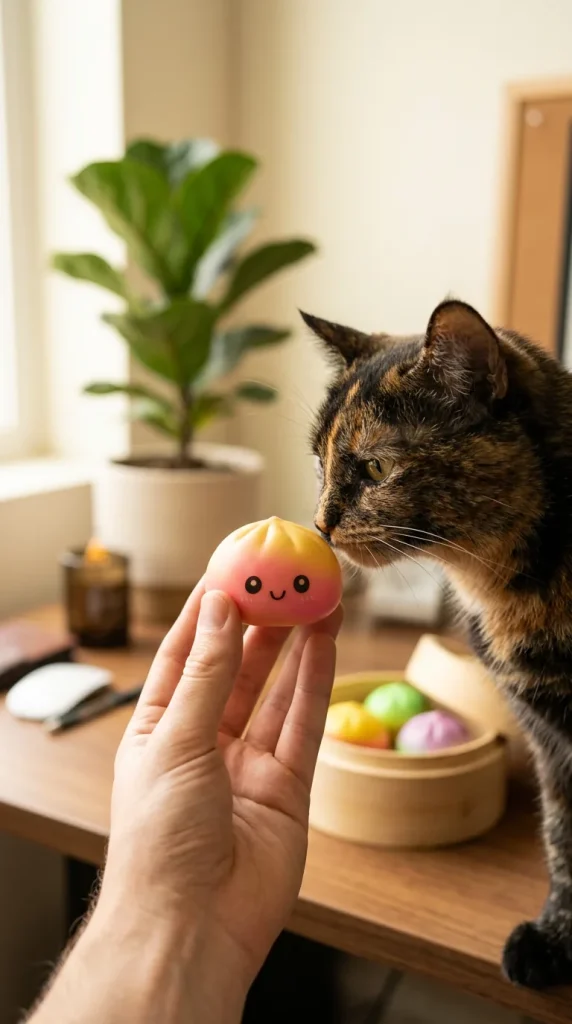 Dumpling Squishy Ombre Mystery Verrassing met een knuffel
