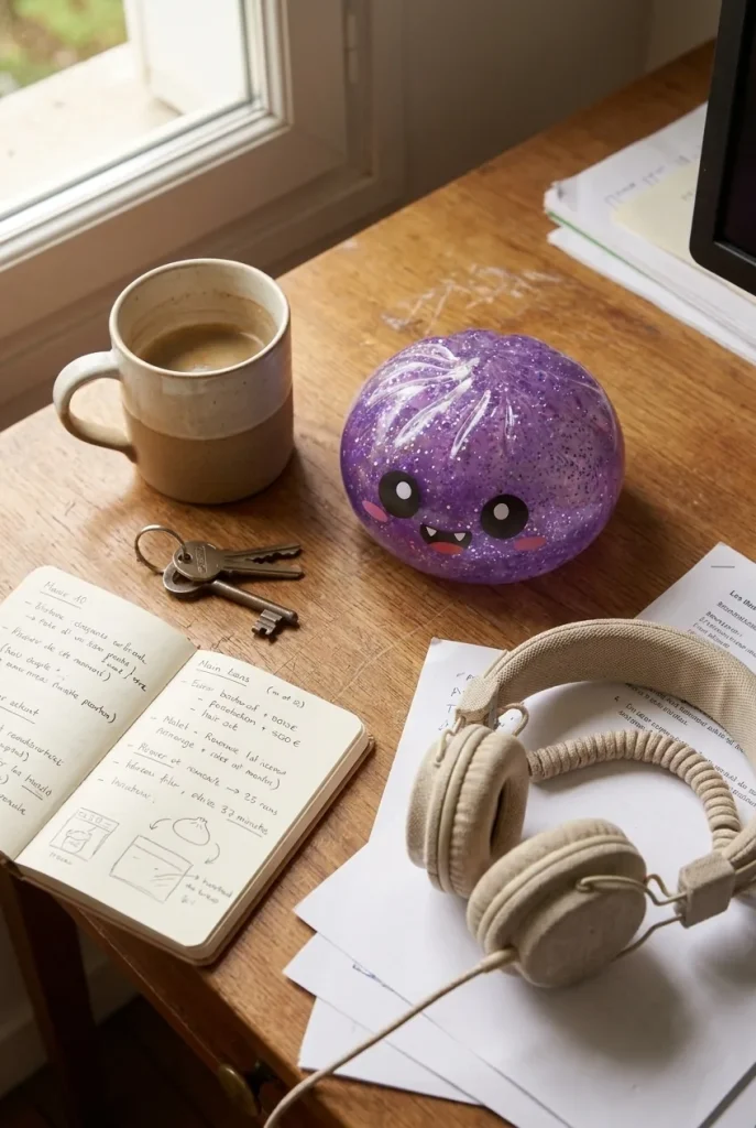 Squishy Dumpling Mystery Halloween – 6 Designs op het bureau