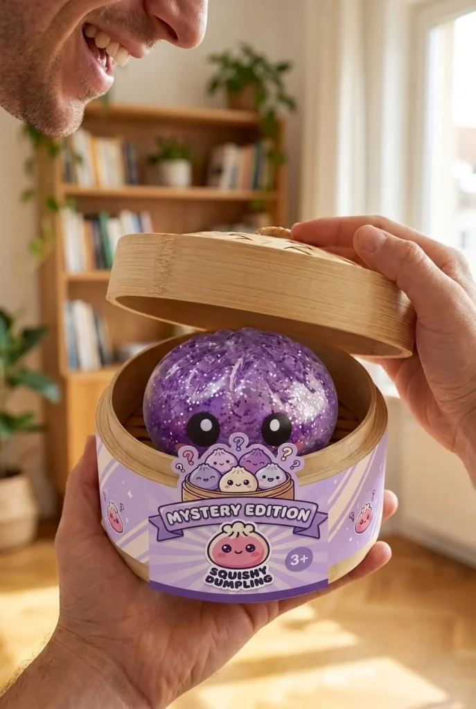 Squishy Dumpling Mystery Halloween – 6 Designs tijdens het uitpakken