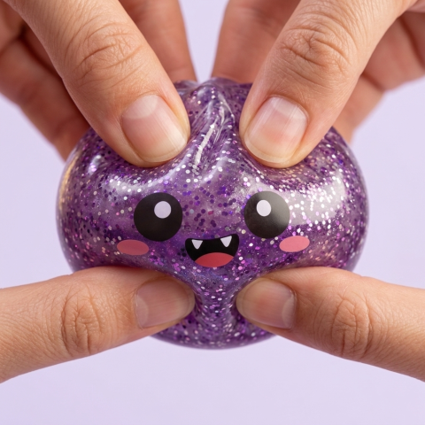 Squishy Dumpling Mystery Halloween – 6 Designs tijdens het knijpen, zacht materiaal
