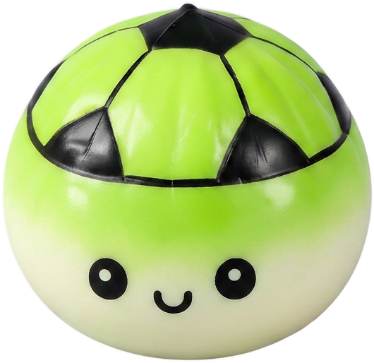 Mystery Dumpling Squishy Voetbal Editie tijdens het knijpen, zacht materiaal
