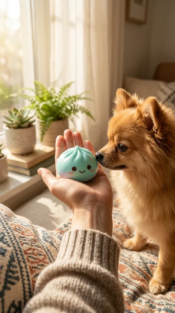Mystery Squishy Dumpling Nachtlampje met een knuffel