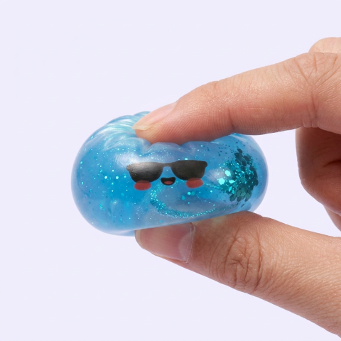 Mystery Dumpling Squishy Zomer Editie tijdens het knijpen, zacht materiaal