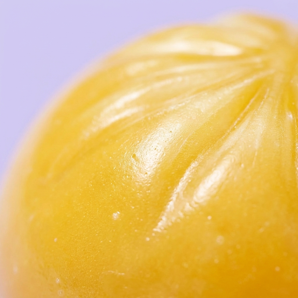 Mystery Dumpling Squishy Zonnebril — macro-close-up van de textuur