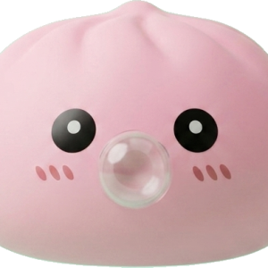 Dumpling Squishy Roze Zacht & Pluizig tijdens het knijpen, zacht materiaal