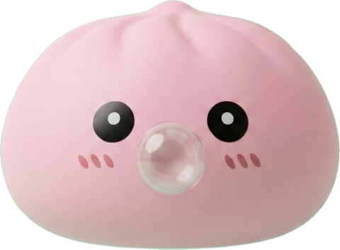Dumpling Squishy Roze Zacht & Pluizig tijdens het knijpen, zacht materiaal