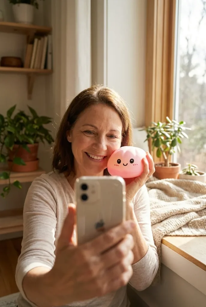 Pink Squishy Dumpling Zachte Bloesem in het dagelijks leven