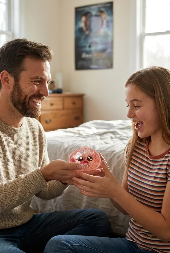 Galaxy Dumpling Squishy Roze Kawaii als cadeau-idee