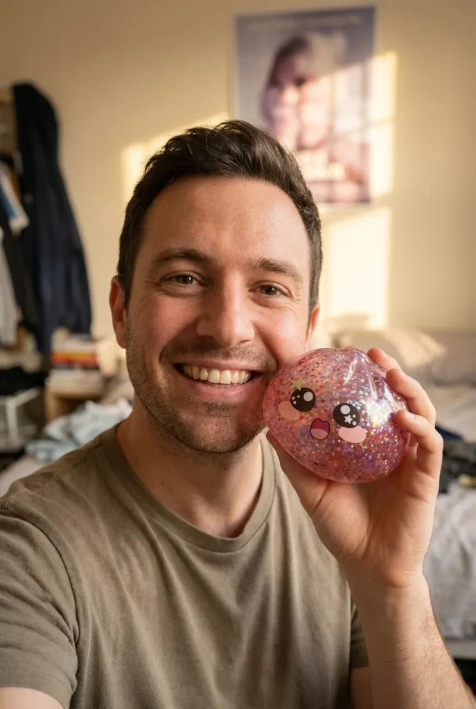 Galaxy Dumpling Squishy Roze Kawaii in het dagelijks leven