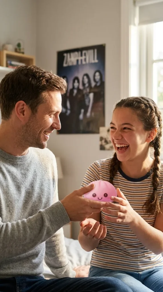 Dumpling Squishy Nachtlampje Zacht Roze als cadeau-idee