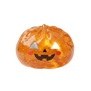 Pumpkin Dumpling Squishy Halloween Lichtgevend tijdens het knijpen, zacht materiaal