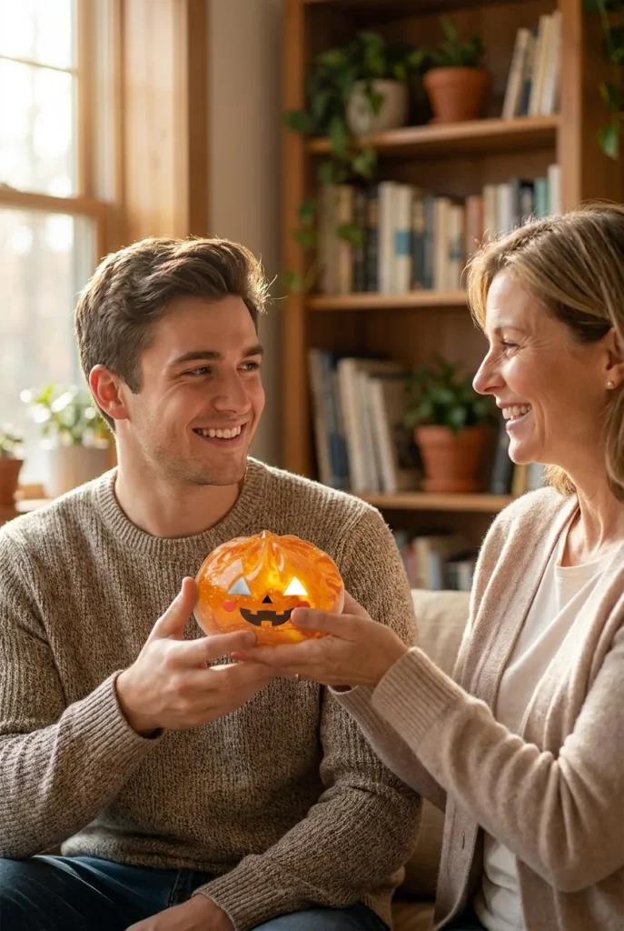 Pumpkin Dumpling Squishy Halloween Lichtgevend als cadeau-idee