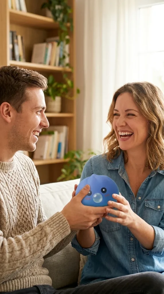 Dumpling Squishy Paars XXL Zacht als cadeau-idee