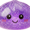 Glitter Dumpling Squishy Paars Dromerig tijdens het knijpen, zacht materiaal