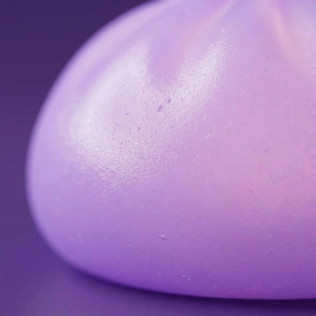 Dumpling Squishy Nachtlampje Zacht Paars — macro-close-up van de textuur