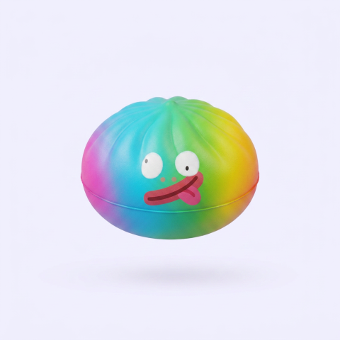 Rainbow Mystery Dumplings Squishy Verrassing tijdens het knijpen, zacht materiaal