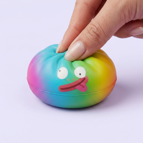 Rainbow Mystery Dumplings Squishy Verrassing tijdens het knijpen, zacht materiaal