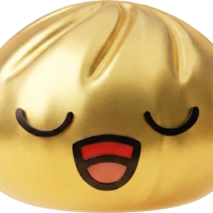 Rare Dumpling Squishy Gouden Schat tijdens het knijpen, zacht materiaal