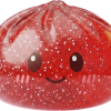 Glitter Dumpling Squishy Rood Geluk tijdens het knijpen, zacht materiaal