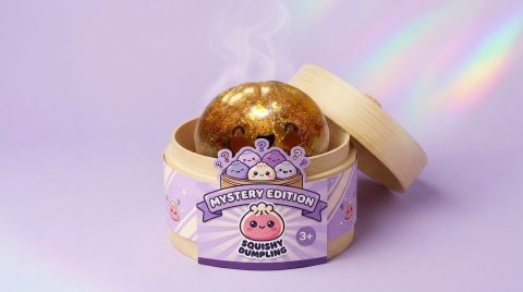 Squishy Bun Mystery Dumpling Verrassingsbox in het bamboe stoommandje