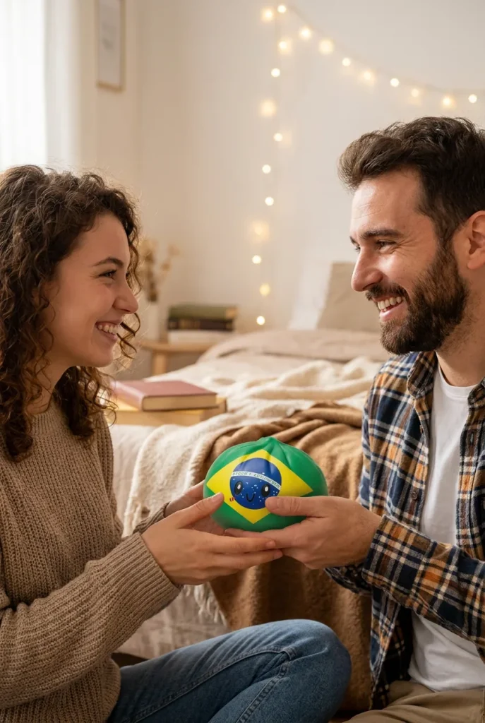 Dumpling Squishy Flag Brazilië als cadeau-idee