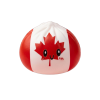 Flag Squishy Dumpling Canada met Bamboe Stoommandje tijdens het knijpen, zacht materiaal