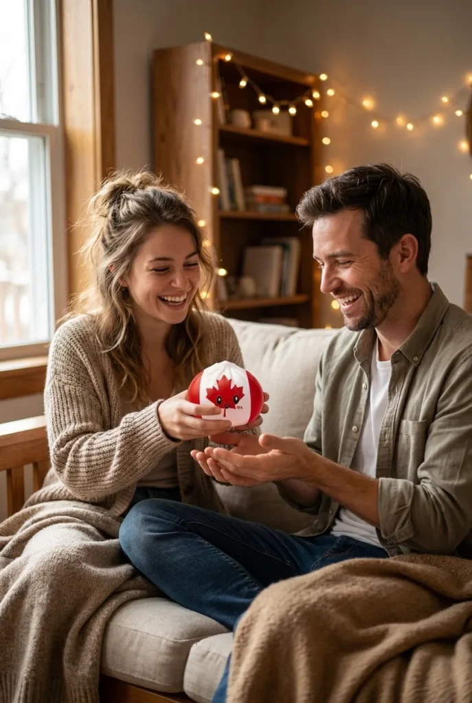 Flag Squishy Dumpling Canada met Bamboe Stoommandje als cadeau-idee