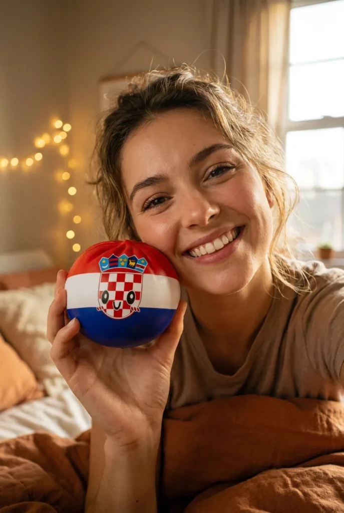 Flag Squishy Dumpling Kroatië in het dagelijks leven