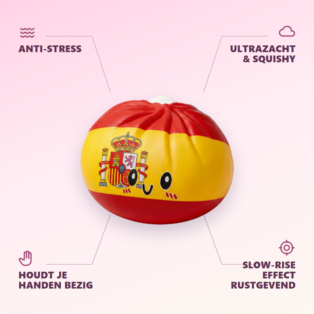 Squishy Flag Dumpling Spanje — zijn voordelen
