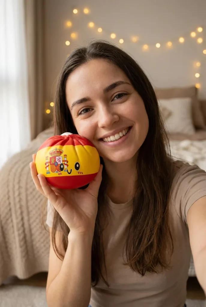 Squishy Flag Dumpling Spanje in het dagelijks leven