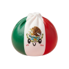 Flag Squishy Dumpling Mexico met Bamboe Stoomkorfje tijdens het knijpen, zacht materiaal