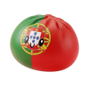 Squishy Dumpling Portugal met Bamboe Mandje tijdens het knijpen, zacht materiaal