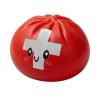Flag Squishy Toy Zwitserland Dumpling tijdens het knijpen, zacht materiaal