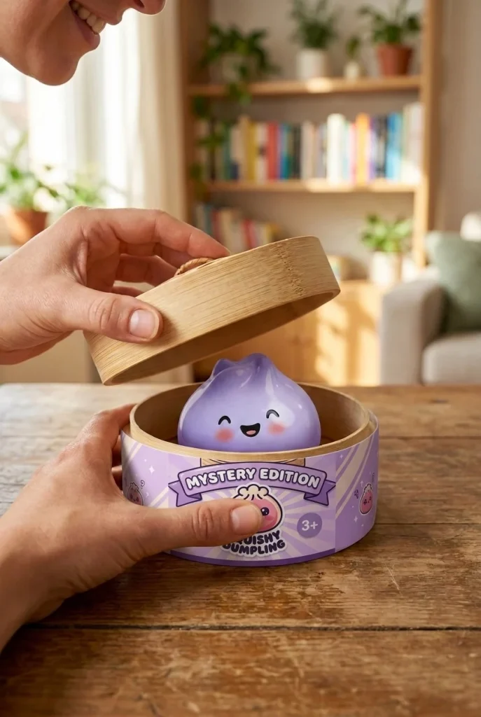 Dumpling Squishy Mystery Knuffel Verrassing tijdens het uitpakken