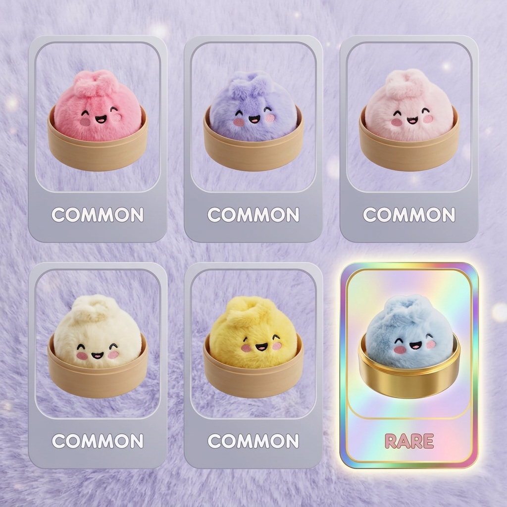 Dumpling Squishy Mystery Knuffel Verrassing tijdens het knijpen, zacht materiaal