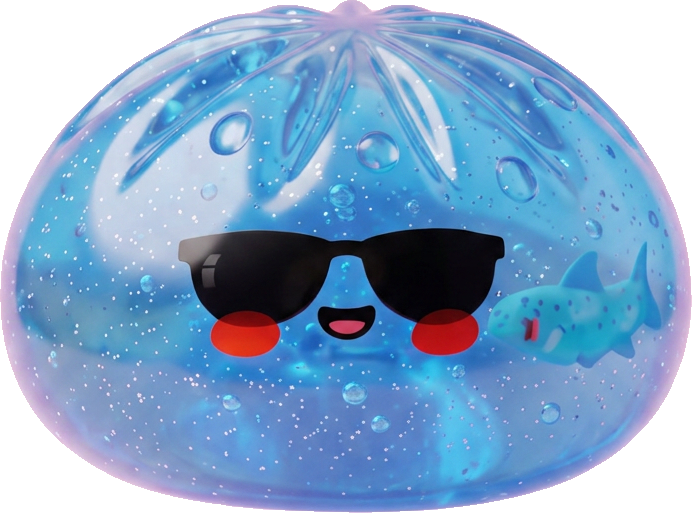 Dumpling Squishy Zonnebril – Stoere Editie tijdens het knijpen, zacht materiaal