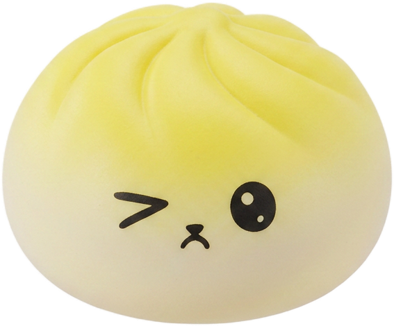 Mystery Dumpling Squishy met Bamboe Stoommandje tijdens het knijpen, zacht materiaal