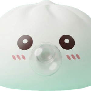 Giant Dumpling Squishy Witte Wolk tijdens het knijpen, zacht materiaal