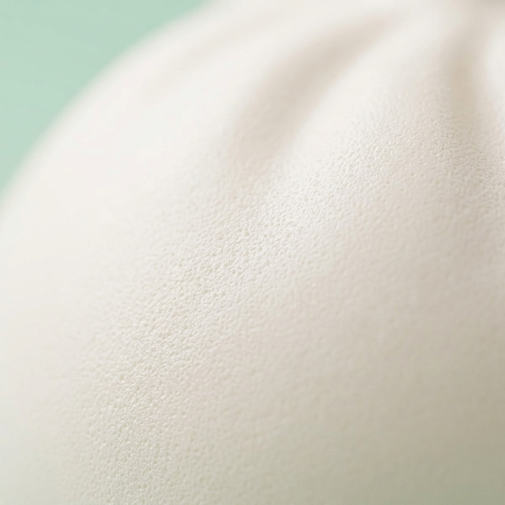 Giant Dumpling Squishy Witte Wolk — macro-close-up van de textuur