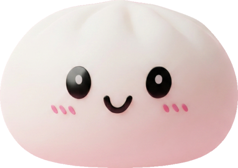 Dumpling Squishy Sneeuwwit met Bamboe Mandje tijdens het knijpen, zacht materiaal