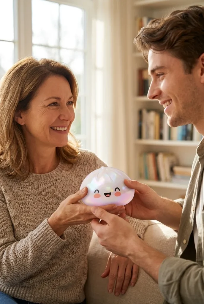 Dumpling Squishy Blanc Wolkwit Editie als cadeau-idee