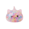 Squishy Dumpling Unicorn Bubble Pastel Multicolor tijdens het knijpen, zacht materiaal