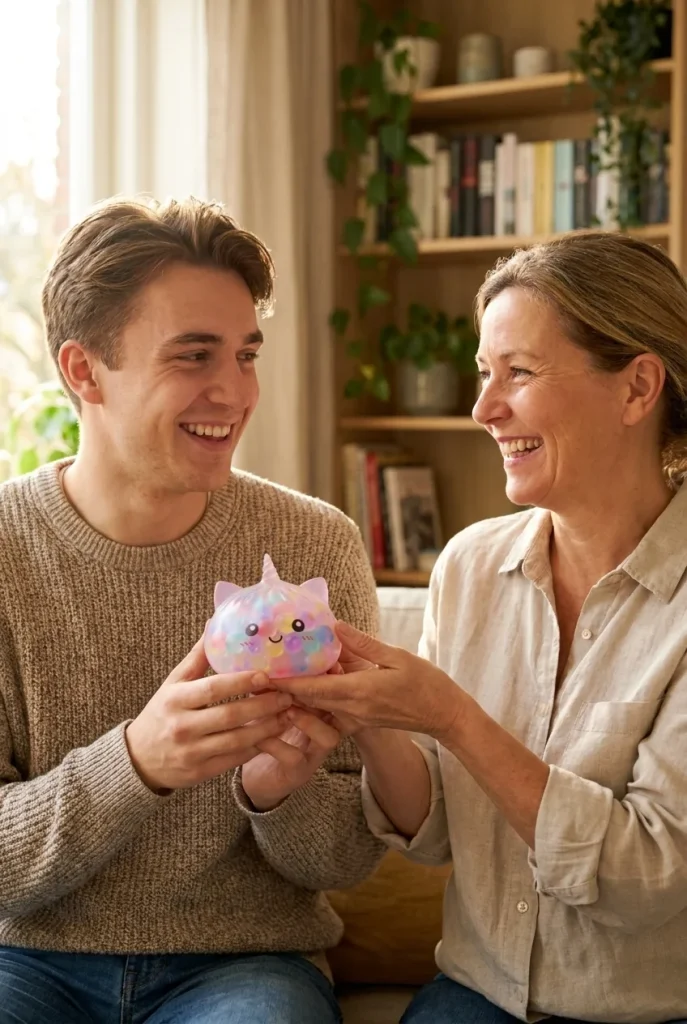 Squishy Dumpling Unicorn Bubble Pastel Multicolor als cadeau-idee
