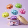 Squishy Dumpling Mystery Happy Faces tijdens het knijpen, zacht materiaal