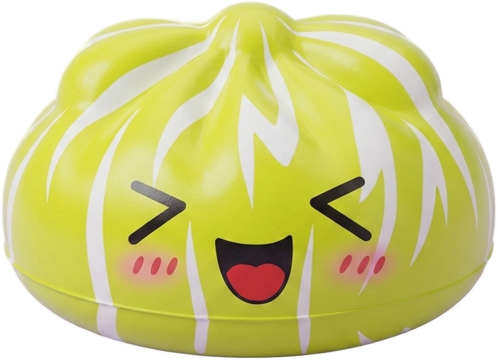 Squishy Dumpling Mystery Happy Faces tijdens het knijpen, zacht materiaal