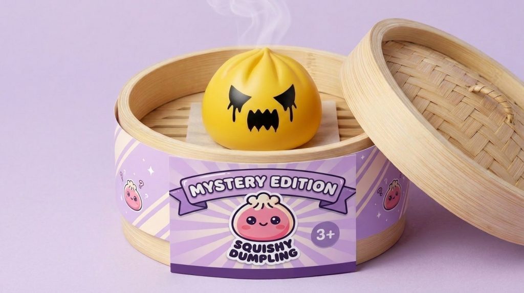 Squishy Dumpling Spook Mystery in het bamboe stoommandje