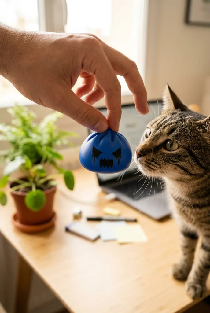 Squishy Dumpling Spook Mystery met een knuffel