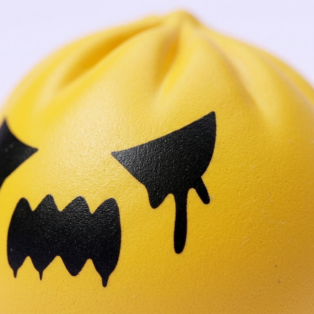Squishy Dumpling Spook Mystery — macro-close-up van de textuur