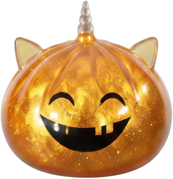 Squishy Dumpling Mystery Halloween Unicorn Gehoornd tijdens het knijpen, zacht materiaal